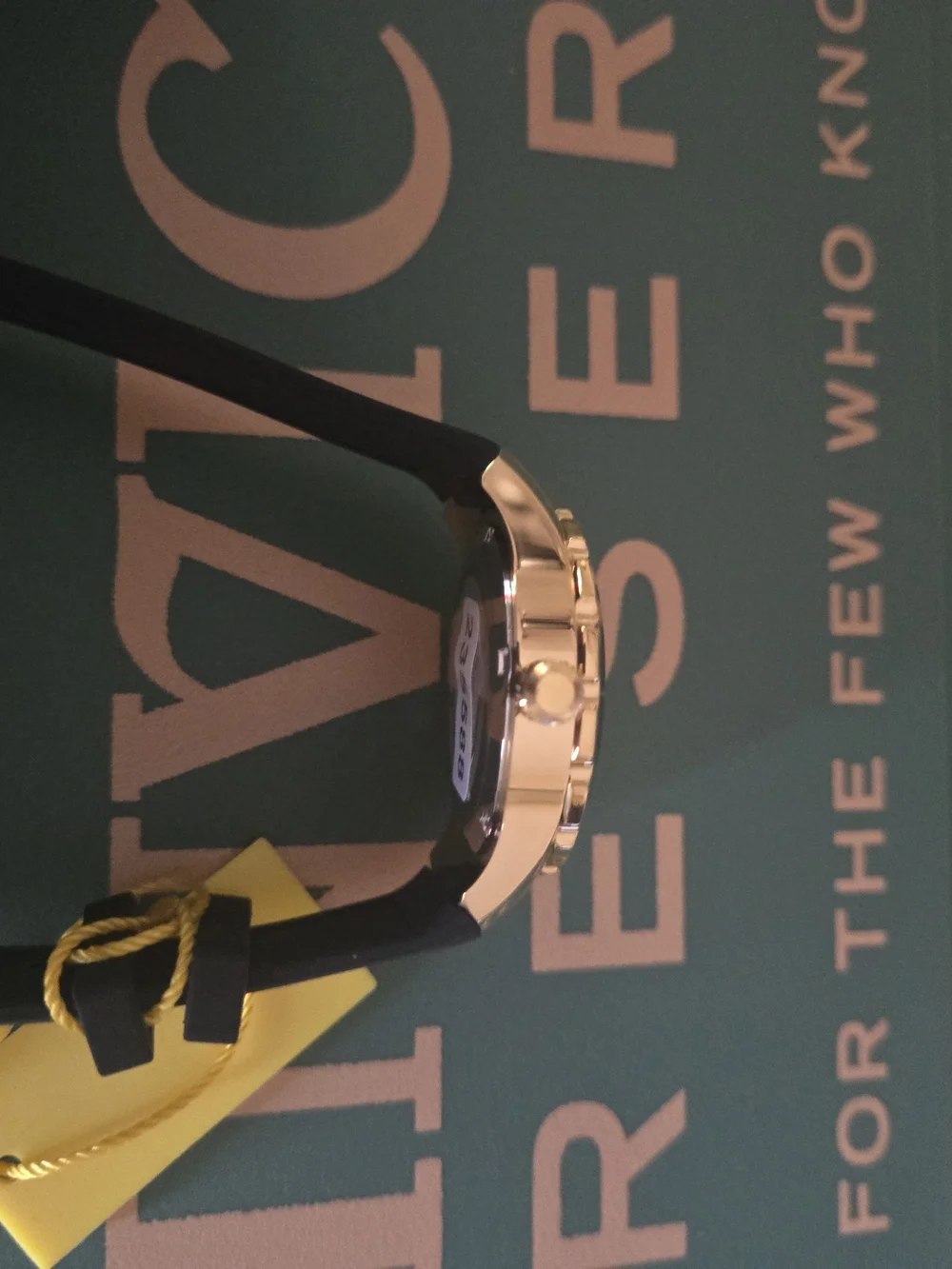 Gold and Black Women’s Halo Watch - Unbranded